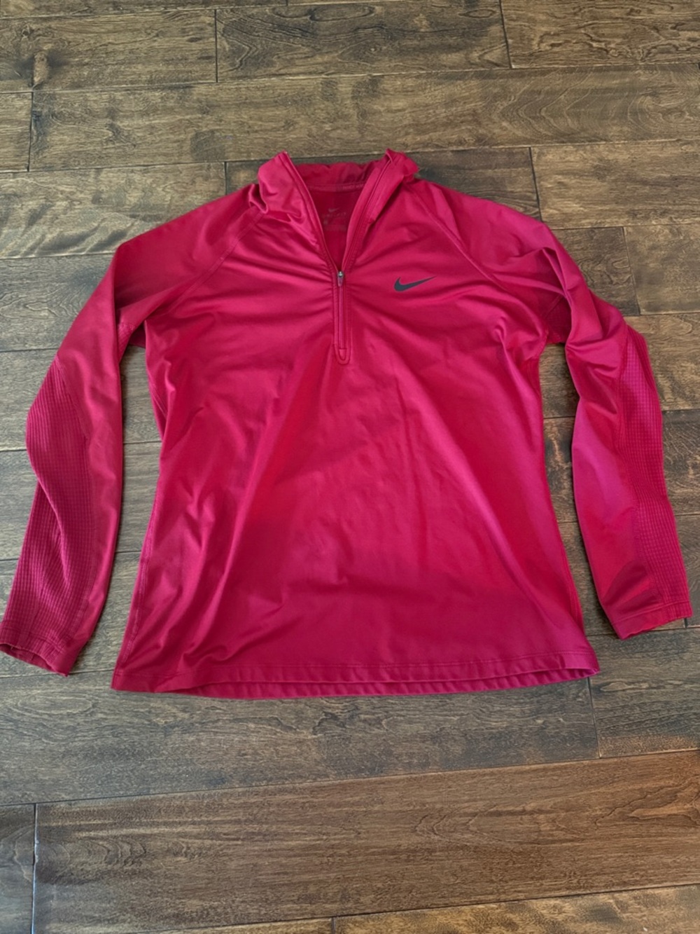 Nike Dark Red Half-Zip Performance Pullover